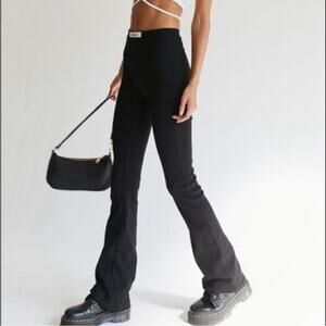 High Rack Studios -Sublime Rib Flare Pant Black Size L